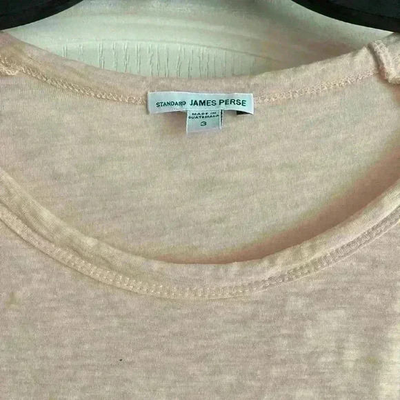 James Perse Scoop Neck Tee - Picture 2 of 7